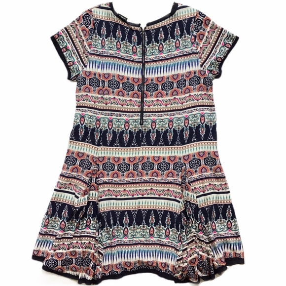 Torrid Size 0 Multiprint Challis Bohemian Beauty Tee Dress - Picture 4 of 9